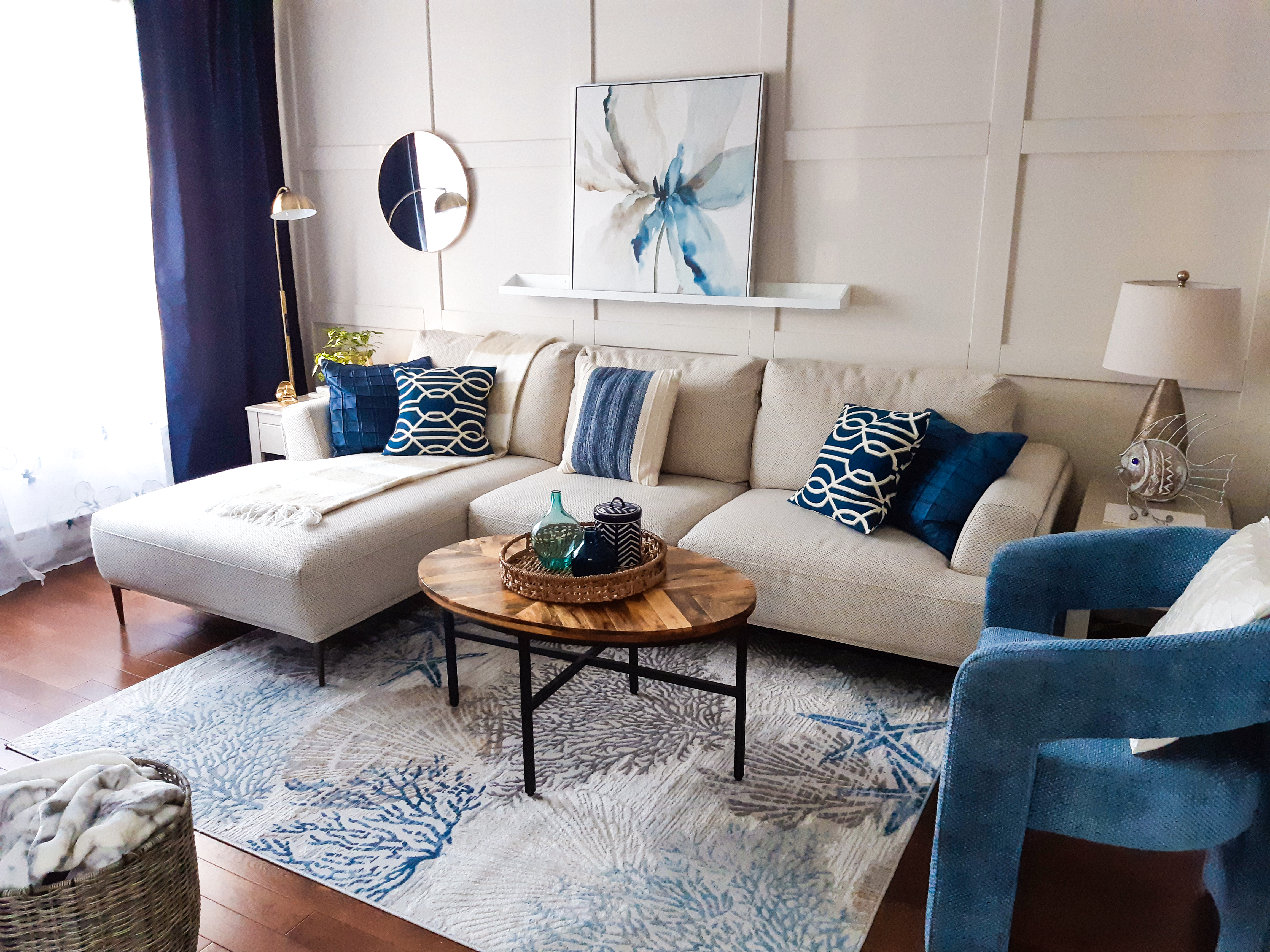 Réalisation salon bord de mer